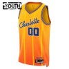 Maillot Enfant Charlotte Hornets Personnalisable 2025-26 Jordan City Edition Gold Swingman